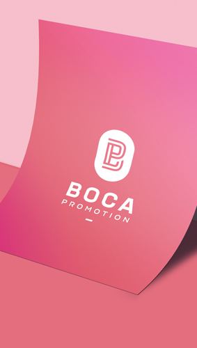 Création de l'identité graphique du groupe Immobilier Boca Promotion. Brochure de 32 pages et logotype.