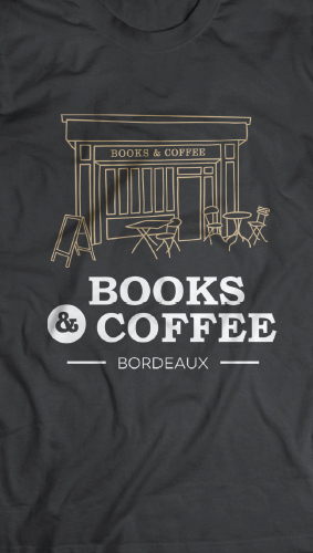 Books and Coffee est un lieu de restauration cosy situé à Bordeaux. J'ai été en charge de la création du logotype et de définir l'identité.
